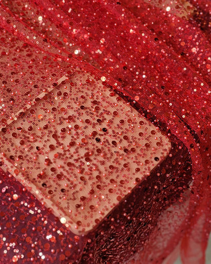 Sequined Pearl Embroidery Lace Asymmetric Single Sleeve Dress