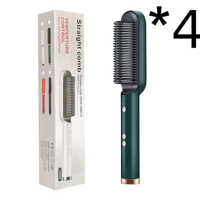 Ion Hair Straightener Brush - Safe & Versatile Styling Tool
