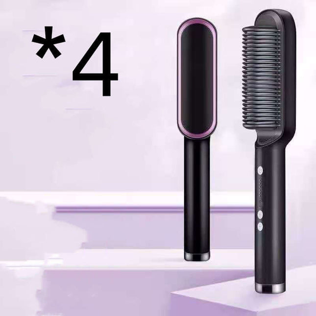 Ion Hair Straightener Brush - Safe & Versatile Styling Tool
