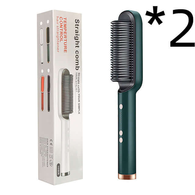 Ion Hair Straightener Brush - Safe & Versatile Styling Tool