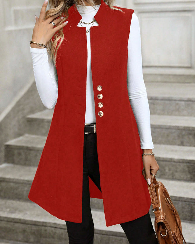 Fashionable Suit Elegant Sleeveless Women's Vest