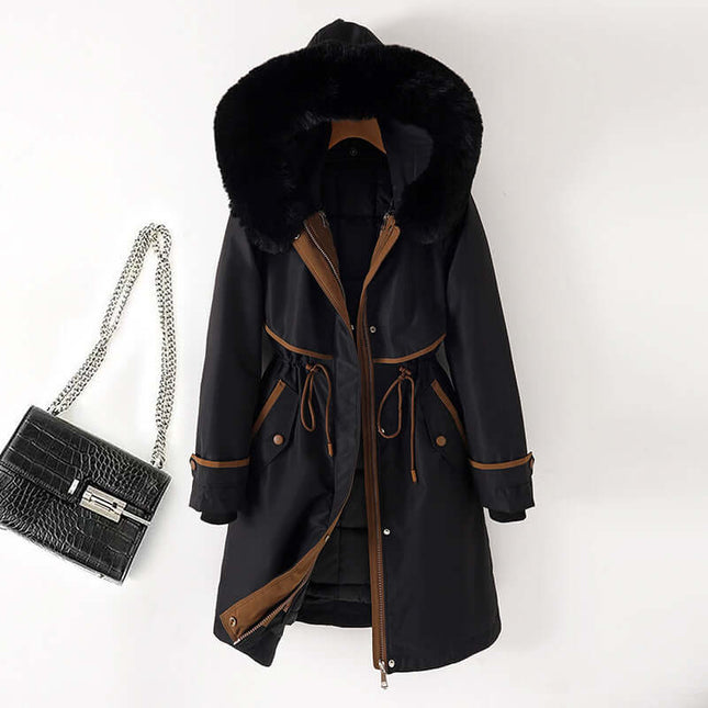 Mid-length Cotton Clothing Winter Cotton-padded Coat Down Cotton-padded Jacket For Women