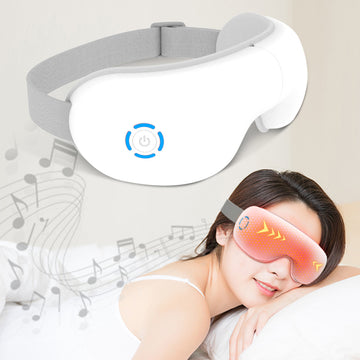 Smart Eye Care Device - Air Pressure Vibration Heat Therapy Bluetooth Music Massage Device