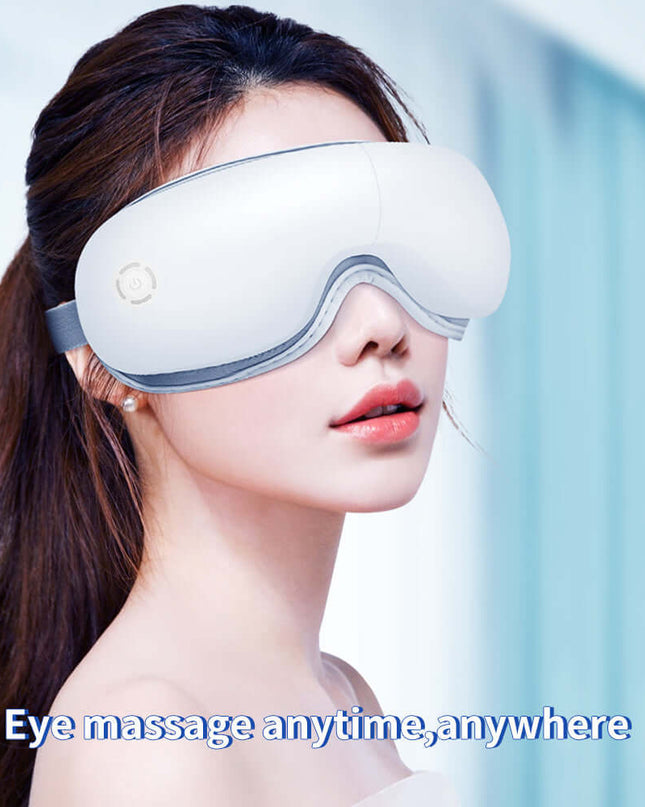 Smart Eye Care Device - Air Pressure Vibration Heat Therapy Bluetooth Music Massage Device