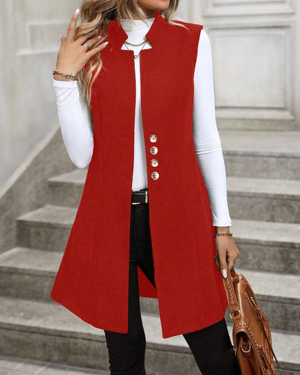 Fashionable Suit Elegant Sleeveless Women's Vest