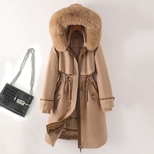 Mid-length Cotton Clothing Winter Cotton-padded Coat Down Cotton-padded Jacket For Women