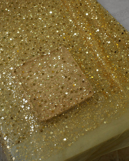 Sequined Pearl Embroidery Lace Asymmetric Single Sleeve Dress