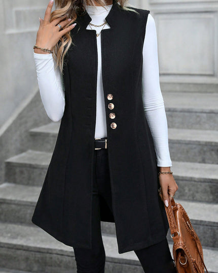 Fashionable Suit Elegant Sleeveless Women's Vest