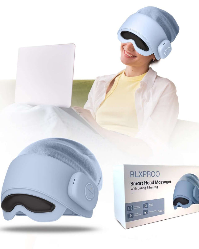 2025 Best-Selling Smart Head Massager With Eye Relief & Heating Function