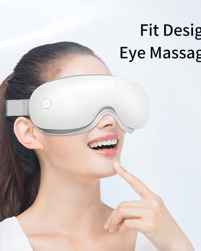 Smart Eye Care Device - Air Pressure Vibration Heat Therapy Bluetooth Music Massage Device