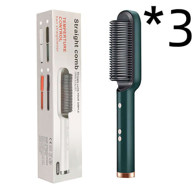 Ion Hair Straightener Brush - Safe & Versatile Styling Tool