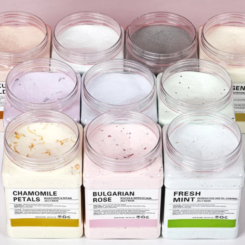 6PCS Jelly Mask Powder Wholesale 650G Professional Masks Beauty Salon Use Facial Skin Care Products - EMMA STORE SHOP