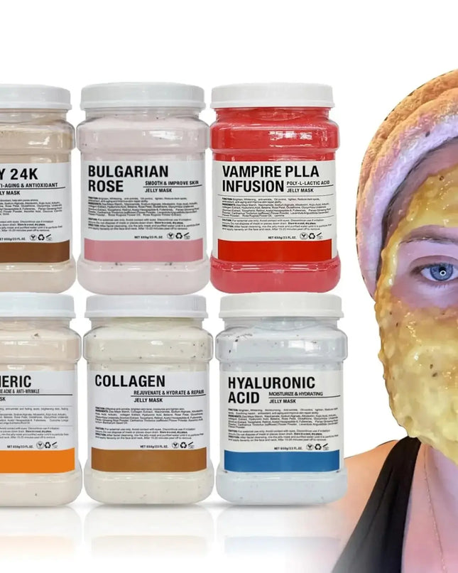 6PCS Jelly Mask Powder Wholesale 650G Professional Masks Beauty Salon Use Facial Skin Care Products - EMMA STORE SHOP