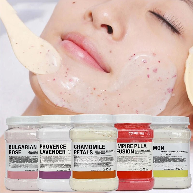 6PCS Jelly Mask Powder Wholesale 650G Professional Masks Beauty Salon Use Facial Skin Care Products - EMMA STORE SHOP