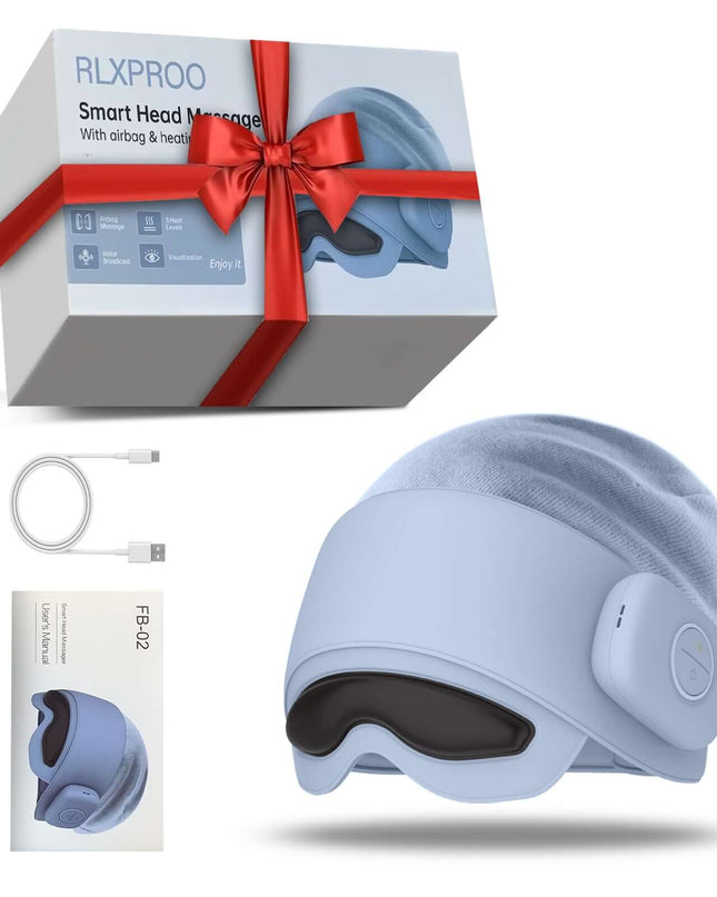 2025 Best-Selling Smart Head Massager With Eye Relief & Heating Function