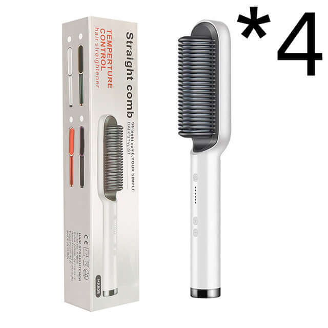 Ion Hair Straightener Brush - Safe & Versatile Styling Tool