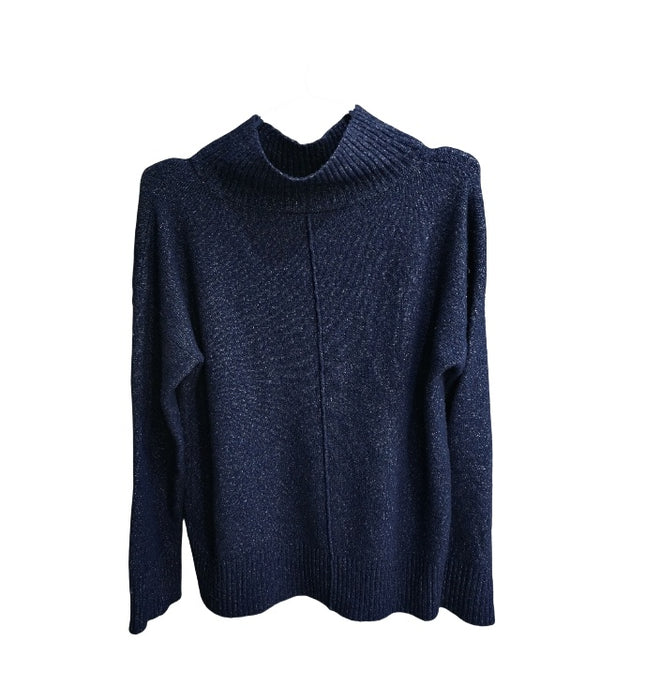 Elegant Warmth Oversized Turtleneck Sweater For Modern Women