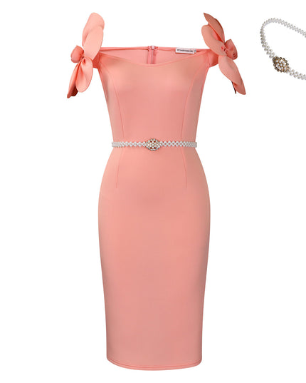 Women's Three-dimensional Floral Elegant Dress