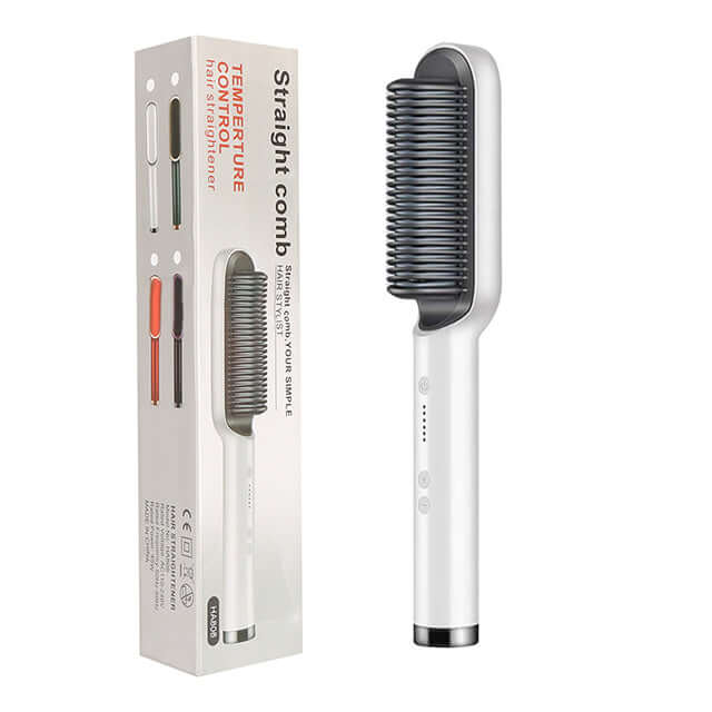 Ion Hair Straightener Brush - Safe & Versatile Styling Tool
