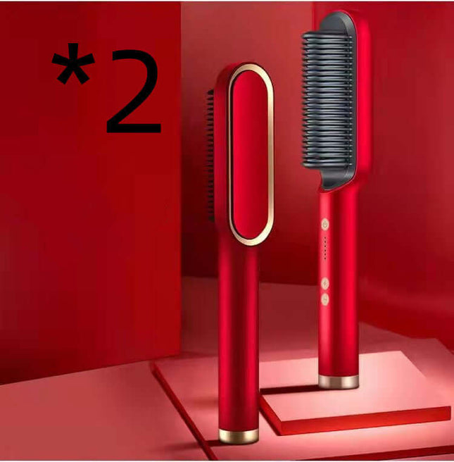 Ion Hair Straightener Brush - Safe & Versatile Styling Tool