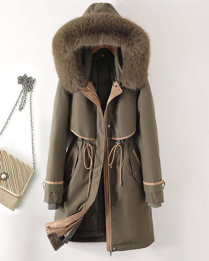 Mid-length Cotton Clothing Winter Cotton-padded Coat Down Cotton-padded Jacket For Women