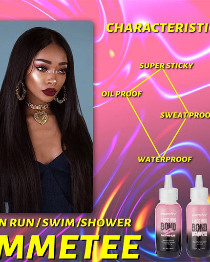 Wig Glue, Bonding Wigs, No Traces of Non-Injury Hair, Fast Styling, Easy to Clean