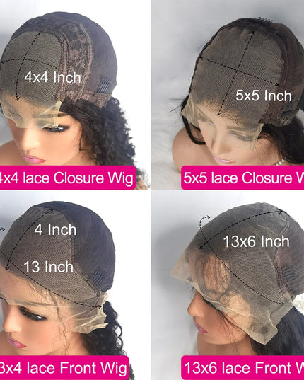 Bone Straight Lace Front Wig - 30-40" Brazilian Hair
