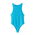 Blue swimsuit on a white background