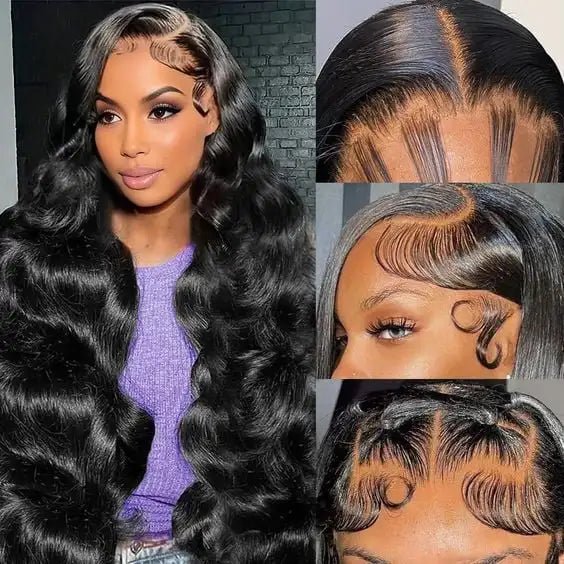 13x6 HD Lace Front Wig – Brazilian Body Wave Human Hair, Pre-Plucked & Glueless