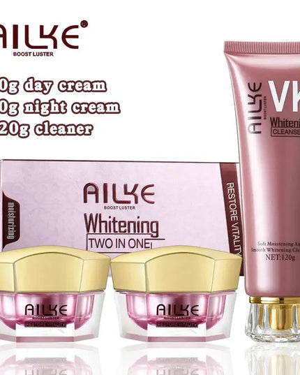 AILKE Brightening Face Cream, Antioxidant, Firming, Improve Skin Luster With Sodium Hyaluronate, Clean Skin Facial Cream