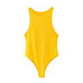 Yellow swimsuit on a white background