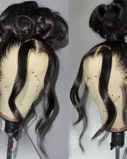 13x6/13x4 Straight HD Lace Front Wig – 100% Virgin Brazilian Human Hair, 360 Glueless