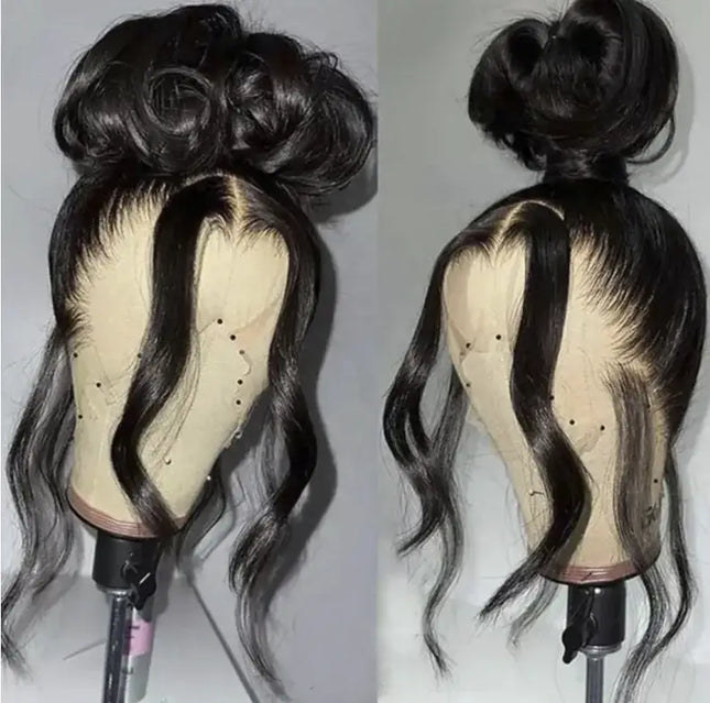 13x6/13x4 Straight HD Lace Front Wig – 100% Virgin Brazilian Human Hair, 360 Glueless