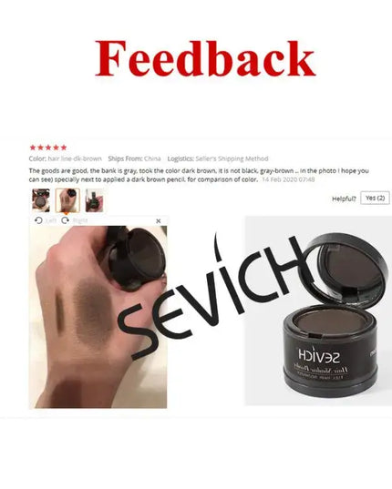 Sevich 12 Color Hairline Powder Hairline Shadow Cover Up Fill In......