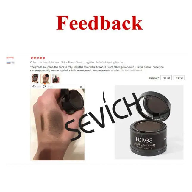 Sevich 12 Color Hairline Powder Hairline Shadow Cover Up Fill In......