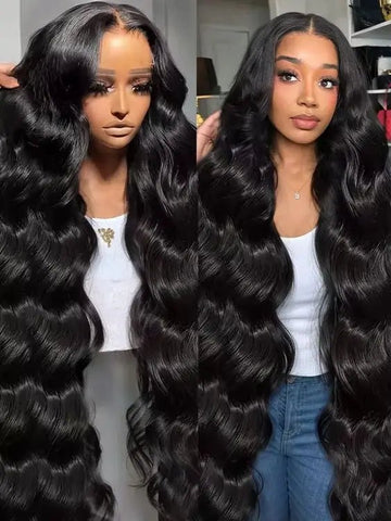 13x6 HD Lace Front Wig – Brazilian Body Wave Human Hair, Pre-Plucked & Glueless