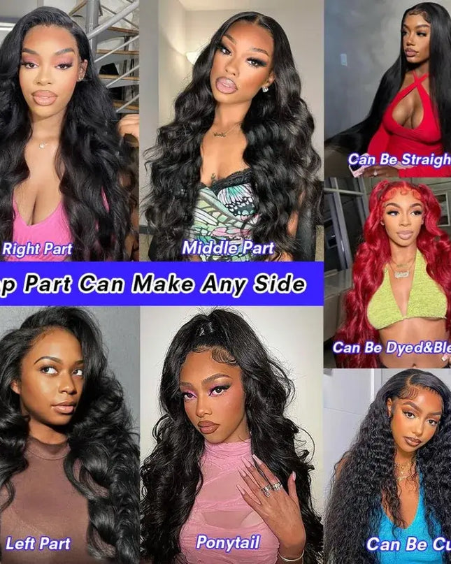 40 Inch 13x6 HD Body Wave Lace Front Wig 220% Density Human Hair
