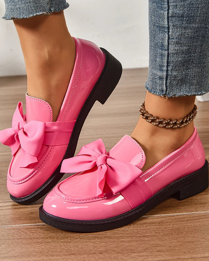 Bow Tie Loafers for Women - Stylish Daily Wear Shoes