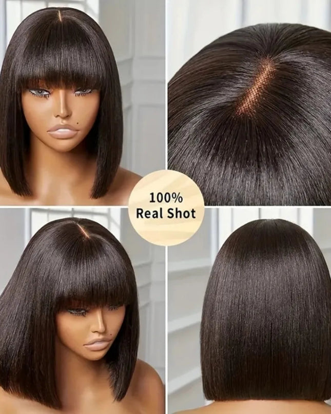 Bone Straight Lace Wig - Affordable 3x1 Middle Part Style