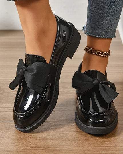 Bow Tie Loafers for Women - Stylish Daily Wear Shoes