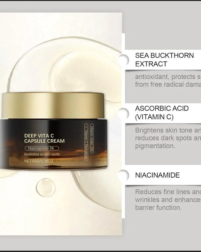 Vitamin C Glow Capsules – Hydrating & Brightening Face Moisturizer