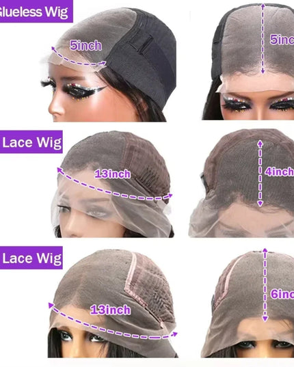 Natural Black Deep Wave Lace Front Wig | 100% Human Hair