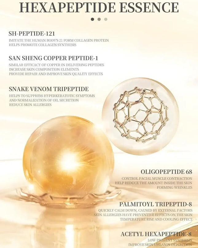 6-Peptide Essence Skincare Set