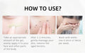 Instructions on how to use a skincare product with step-by-step guidance.