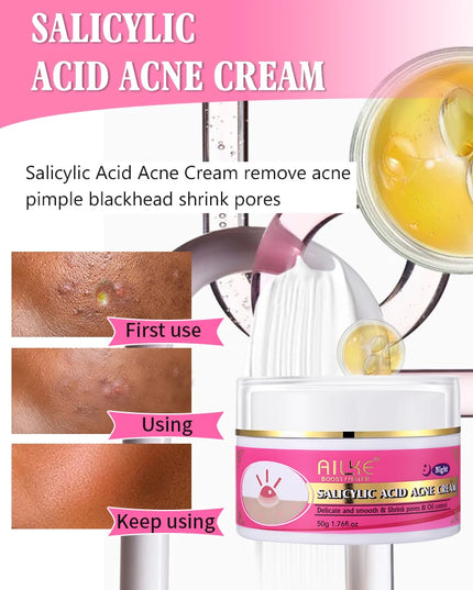 AILKE OEM Smooth Brightening AHA Dark Spots Removal, Skin Whitening Anti Wrinkle Skin Care Set
