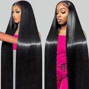 Nature Color / United States / 50inches|360 Full Lace Wig|250 Density