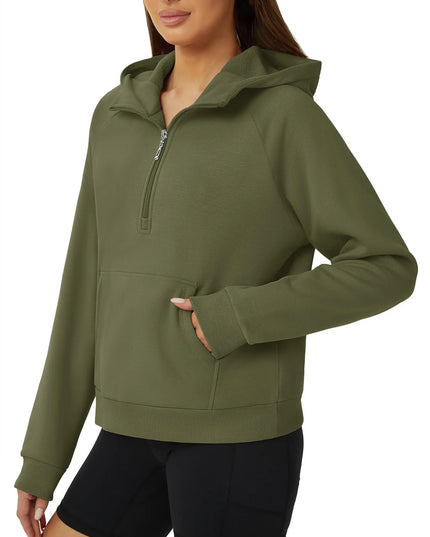 Tacvasen Women's Fleece Lined Cotton Pullover