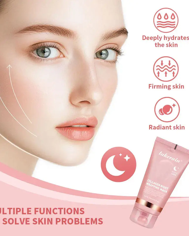Collagen Jelly Cream – Hydrating & Firming Overnight Peel-Off Mask