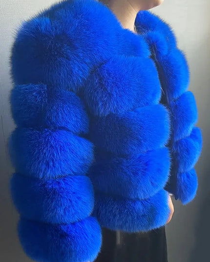 Winter Women's Cold Coat Top Fox Jackets For Women clothing Natural Real fox Fur Jacket Coats For Women Fur Jacket In Promotion