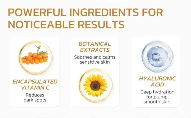 Vitamin C Glow Capsules – Hydrating & Brightening Face Moisturizer